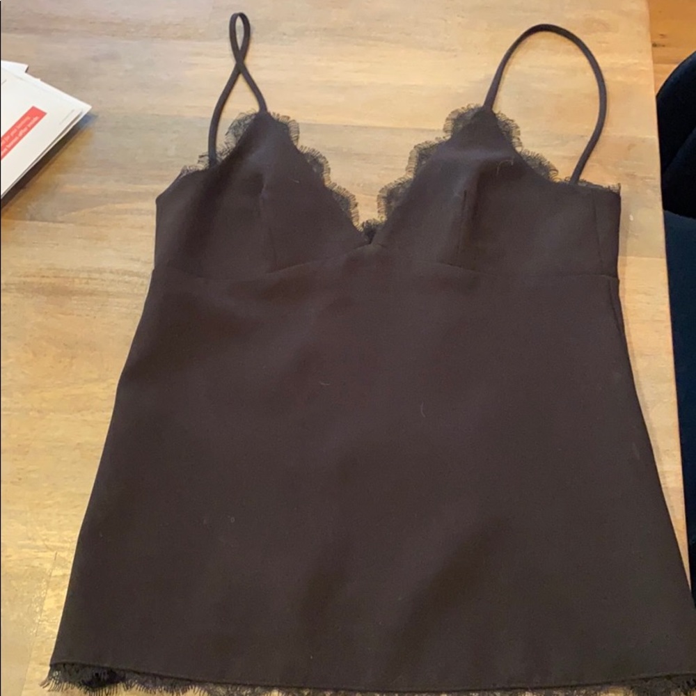 Black fitted tank